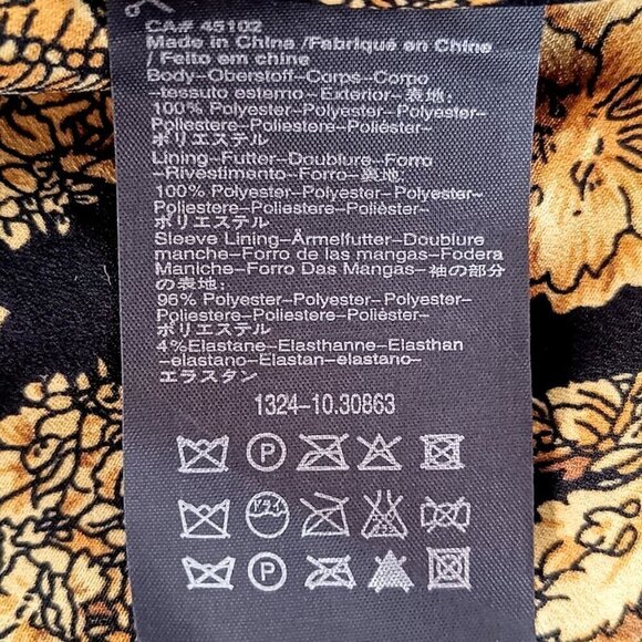 Maison Scotch Chapeau Leopard Print Black Cropped Blazer - Picture 7 of 8